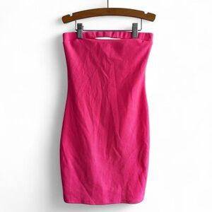 Neon Pink Bodycon Tube Dress Size Small